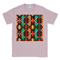 Lilac native american aztec seamless pattern Classic Tee - BundleAndBundleShop