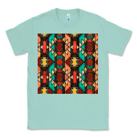 Seafoam native american aztec seamless pattern Classic Tee - BundleAndBundleShop