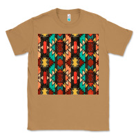 Toasted Coconut native american aztec seamless pattern Classic Tee - BundleAndBundleShop