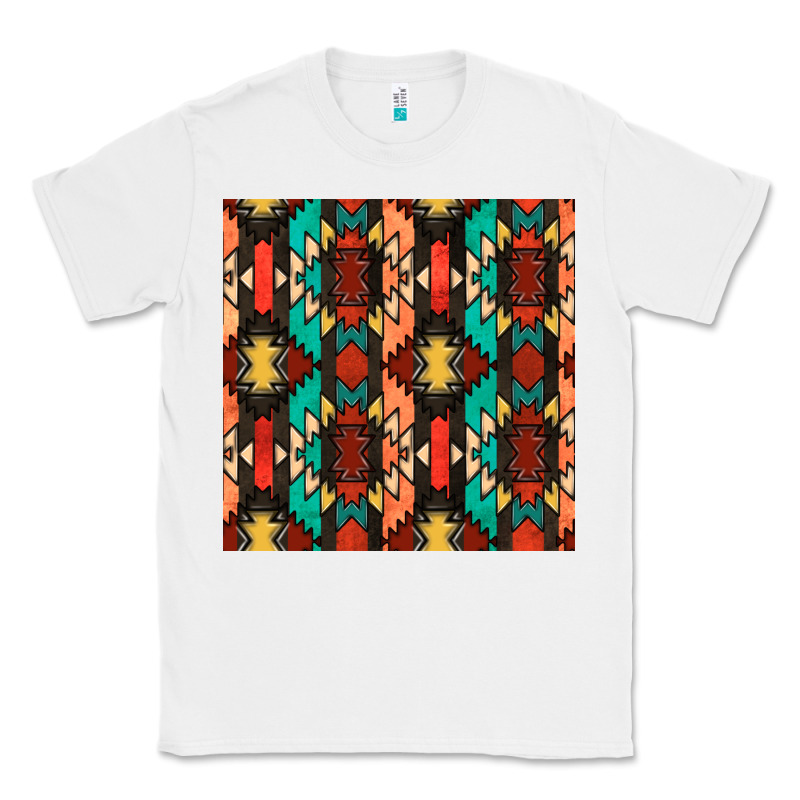 Native American Aztec Seamless Pattern Classic Tee by BundleAndBundleShop | Teevron