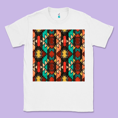 Native American Aztec Seamless Pattern Classic Tee Designed By Bundleandbundleshop