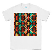 White native american aztec seamless pattern Classic Tee - BundleAndBundleShop
