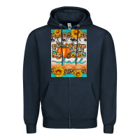 Navy love fall Zipper Hoodie - Artiststas