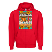 Red love fall Zipper Hoodie - Artiststas