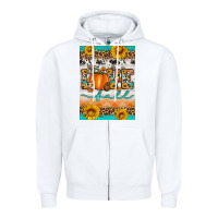 White love fall Zipper Hoodie - Artiststas