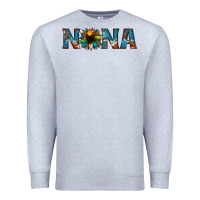Heather Grey nana cowhide sunflower Premium Sweatshirt - Jasminsmagicworld