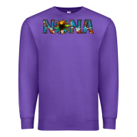 Purple nana cowhide sunflower Premium Sweatshirt - Jasminsmagicworld