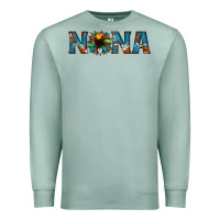 Seafoam nana cowhide sunflower Premium Sweatshirt - Jasminsmagicworld