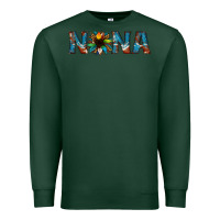 Sports Green nana cowhide sunflower Premium Sweatshirt - Jasminsmagicworld