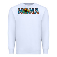 White nana cowhide sunflower Premium Sweatshirt - Jasminsmagicworld