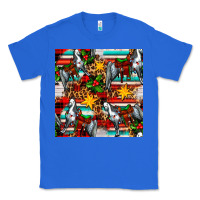 True Royal christmas horse leopard tartan Classic Tee - FaDigitalArtStudio