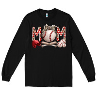 Black mom baseball Long Sleeve Tee - RacoonDesign