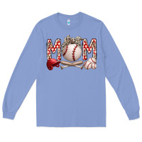 Colony Blue mom baseball Long Sleeve Tee - RacoonDesign