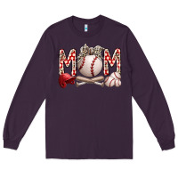 Plum mom baseball Long Sleeve Tee - RacoonDesign
