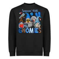 Black scannin' with my gnomies Heavyweight Sweatshirt - Zillion Design Studio