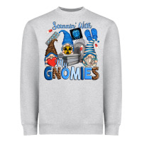Heather Grey scannin' with my gnomies Heavyweight Sweatshirt - Zillion Design Studio