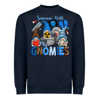 Navy scannin' with my gnomies Heavyweight Sweatshirt - Zillion Design Studio