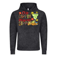 Vintage Black Chip dippin' margarita sippin' Vintage Hoodie - RanaPortraitStore