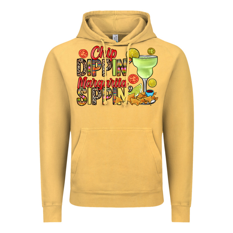 Chip Dippin' Margarita Sippin' Vintage Hoodie by RanaPortraitStore | Teevron