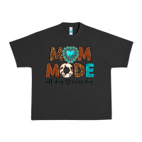 Pigment Black mom mode all day every day Urban Heavy Tee - texasbilliewilder