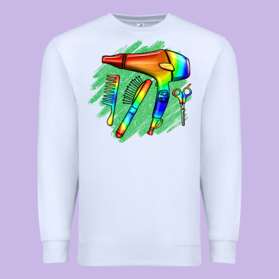 Hairdresser Premium Sweatshirt Designed By Jasminsmagicworld