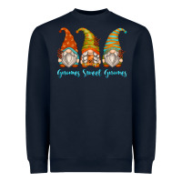 Navy gnomes sweet gnomes Heavyweight Sweatshirt - Zillion Design Studio