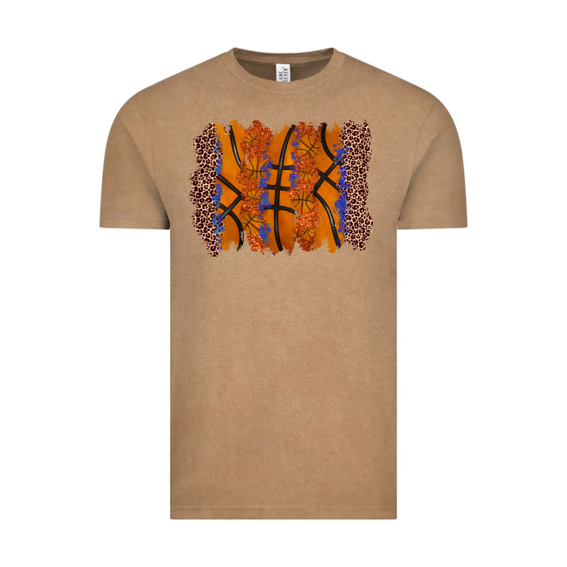 Basketball Brushstroke Vintage Tee by Zillion Design Studio | Teevron