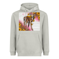 Moon Dust Western Cute Baby Deer Fawn Heavyweight Hoodie - LillyAllenDesigns