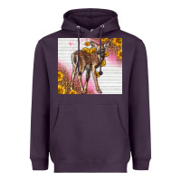 Plum Western Cute Baby Deer Fawn Heavyweight Hoodie - LillyAllenDesigns