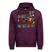 Mauve Wine a little dirt never hurt Urban Hoodie - Artiststas