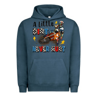 Pigment Midnight Navy a little dirt never hurt Urban Hoodie - Artiststas