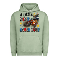Pigment Oil Green a little dirt never hurt Urban Hoodie - Artiststas