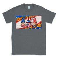 Charcoal Heather usa gnome license plate Classic Tee - HRA Design Shop