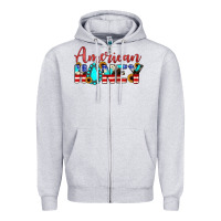 Heather Grey american honey Zipper Hoodie - JahusDesignShop