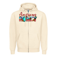 Sandshell american honey Zipper Hoodie - JahusDesignShop