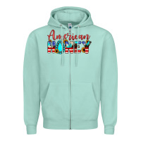 Seafoam american honey Zipper Hoodie - JahusDesignShop