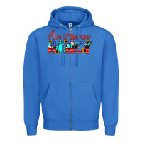 True Royal american honey Zipper Hoodie - JahusDesignShop