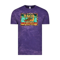 Cloud Purple taco tribe western background Vintage Tee - BarkalooDesign