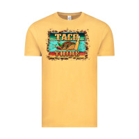 Vintage Mustard taco tribe western background Vintage Tee - BarkalooDesign