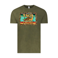 Vintage Olive taco tribe western background Vintage Tee - BarkalooDesign