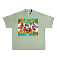 Oil Green puerto rico coffee cups Urban Heavy Tee - Zillion Design Studio