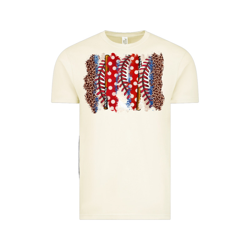 Baseball Brushstroke Vintage Tee by Zillion Design Studio | Teevron