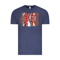 Vintage Denim baseball brushstroke Vintage Tee - Zillion Design Studio