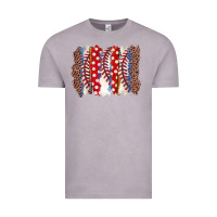 Vintage Zinc baseball brushstroke Vintage Tee - Zillion Design Studio
