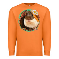 Carrot floral leopard guinea pigs Premium Sweatshirt - Jasminsmagicworld