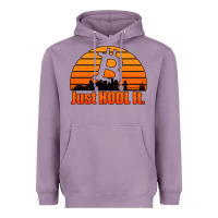 Lavender just hodl it new orleans skyline retro sunset Heavyweight Hoodie - Jasminsmagicworld