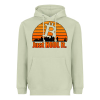 Matcha just hodl it new orleans skyline retro sunset Heavyweight Hoodie - Jasminsmagicworld