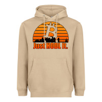 Mushroom just hodl it new orleans skyline retro sunset Heavyweight Hoodie - Jasminsmagicworld