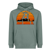 Sage just hodl it new orleans skyline retro sunset Heavyweight Hoodie - Jasminsmagicworld