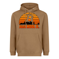 Toasted Coconut just hodl it new orleans skyline retro sunset Heavyweight Hoodie - Jasminsmagicworld